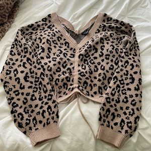 Rue 21 cheetah print sweater